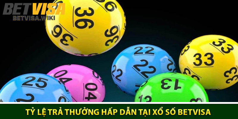 Tỷ lệ trả thưởng hấp dẫn tại Xổ số Betvisa